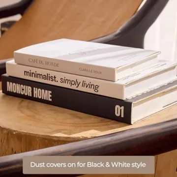 MONCUR HOME Decorative Books Set of 3 for Coffee Table