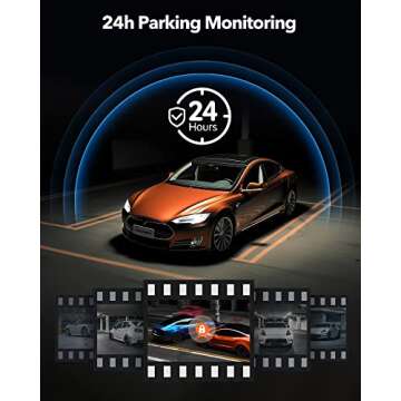 WOLFBOX G840H Dash Cam with 2.5K Front Camera and GPS