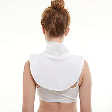 Shinywear Fake Turtleneck Dickies for Women, Cotton