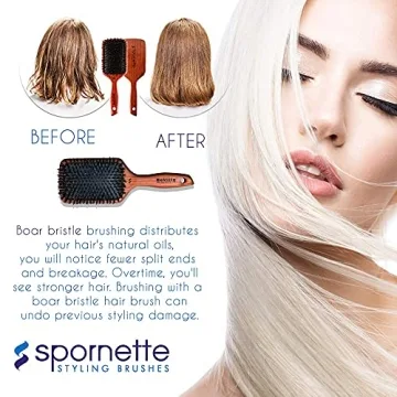 Spornette Deville Boar Bristle Brush for All Hair Types