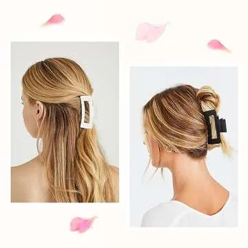 Stylish 12 Pack Medium Hair Claw Clips for Women