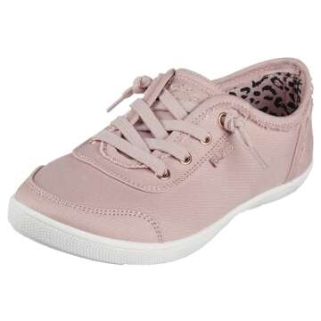 Skechers Women's Bobs B Cute Sneaker, Rose, 6