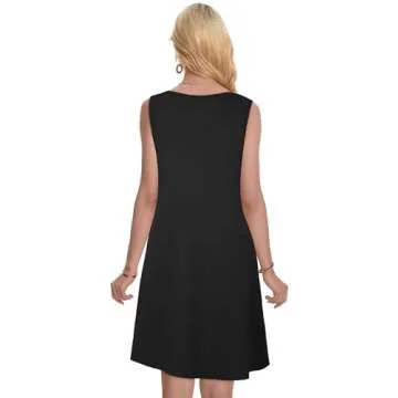Stylish Women's Sleeveless Mini Pocket Dresses for Summer