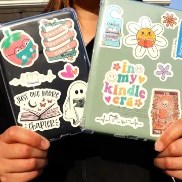Cute Book Stickers for Kindle & Tablets - 100 PCS