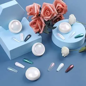 Artdone Chrome Nail Powder Pigment Kit for Nail Art Decoration