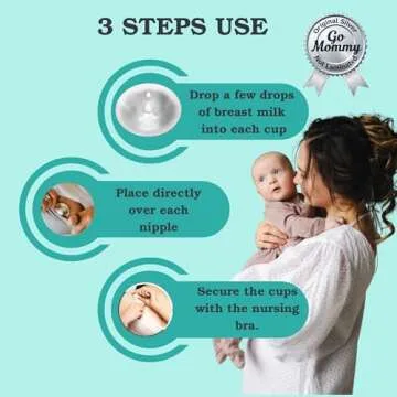 The Original Silver Nursing Cups, Nipple Shields for Nursing Newborn, Nipple Protector for Breastfeeding, Nipple Covers Breastfeeding, No Need Nipple Cream, Newborn Essentials Must Haves