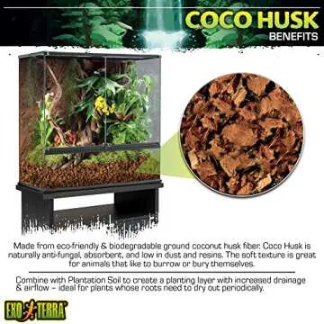 Exo Terra Coco Husk 7.2 Quart Natural Substrate for Terrariums