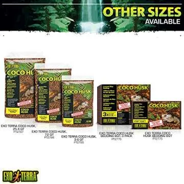 Exo Terra Coco Husk 7.2 Quart Natural Substrate for Terrariums