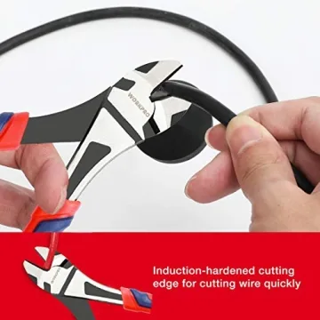 WORKPRO Comfort Grip Diagonal Pliers for Ultimate Cutting Efficiency