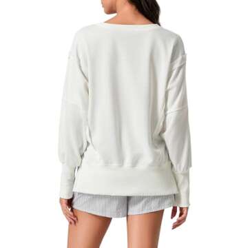Trendy Amiblvowa Oversized Graphic Sweatshirt for Women