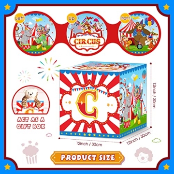 Carnival Circus Party Favor Boxes for Events and Celebrations