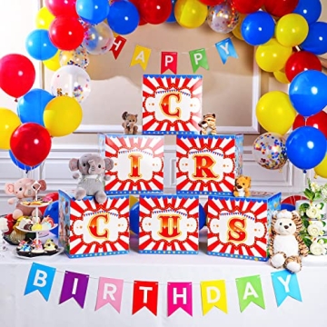 Carnival Circus Party Favor Boxes for Events and Celebrations