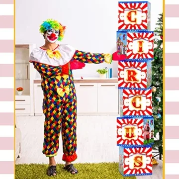 Carnival Circus Party Favor Boxes for Events and Celebrations