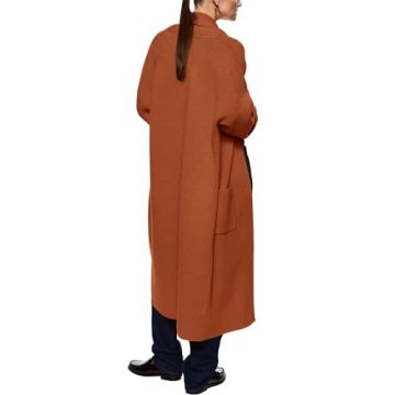 Stylish Long Sleeve Maxi Cardigan with Pockets for Women