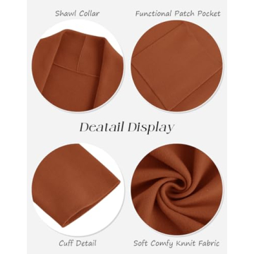 Stylish Long Sleeve Maxi Cardigan with Pockets for Women