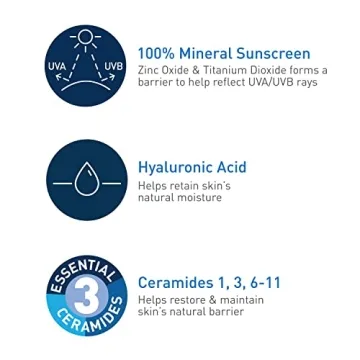 CeraVe Sunscreen SPF 50 with Zinc Oxide & Ceramides
