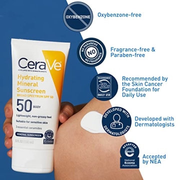 CeraVe Sunscreen SPF 50 with Zinc Oxide & Ceramides