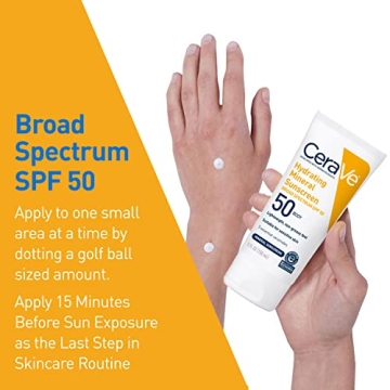 CeraVe Sunscreen SPF 50 with Zinc Oxide & Ceramides
