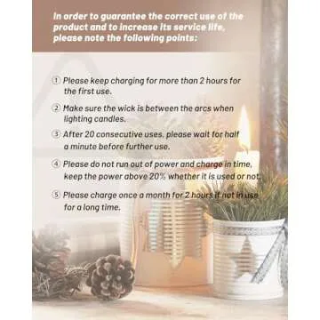 VEHHE USB Lighter, Rechargeable Arc Candle Lighter with LED Battery Display Flexible Neck Lighters Long for Grill Candles Gas Stoves Camping Barbecue