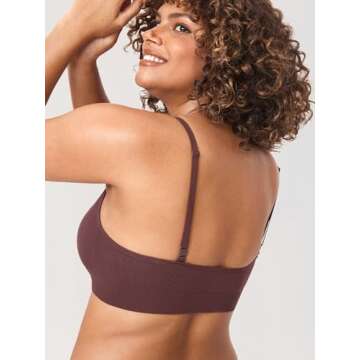 MOMANDA Women's Nursing Bras Ribbed Seamless Bralettes Support Sports Bra for Breastfeeding Wireless...