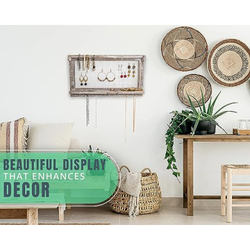Comfify Rustic Jewelry Organizer for Stylish Storage