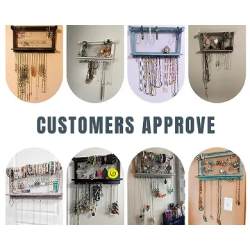 Comfify Rustic Jewelry Organizer for Stylish Storage