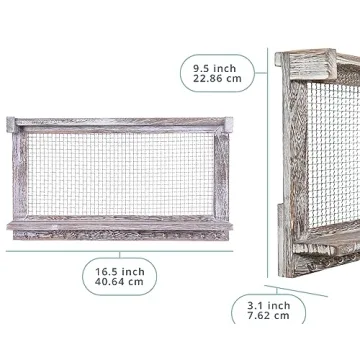 Comfify Rustic Jewelry Organizer for Stylish Storage