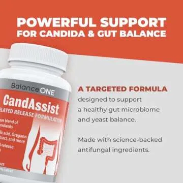 Balance ONE Candida Cleanse - Natural Support Supplement