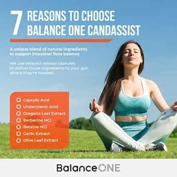 Balance ONE Candida Cleanse - Natural Support Supplement