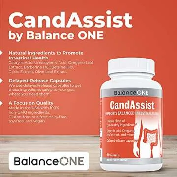 Balance ONE Candida Cleanse - Natural Support Supplement