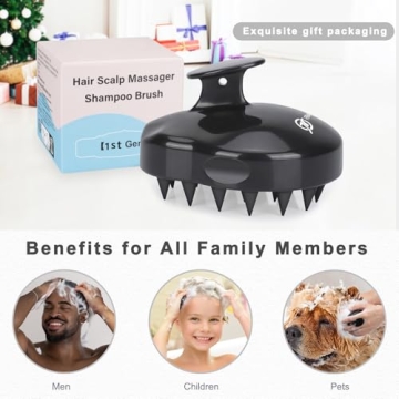 FREATECH Shampoo Brush for Hair Growth and Scalp Care