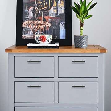 Stylish Matte Black Cabinet Pulls - 30 Pack