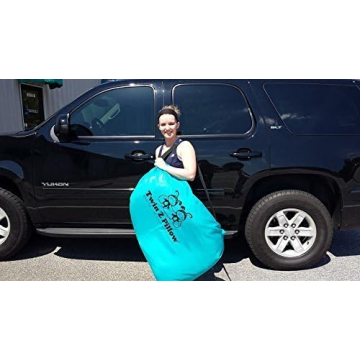 Twin Z Pillow for Twins - 6 Uses in 1 with Travel Bag