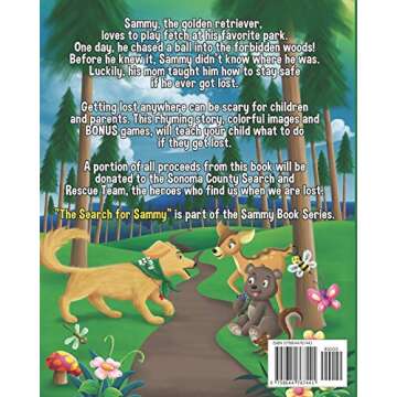 The Search for Sammy: A Lost and Found Adventure: Sammy Series (Sammy the Golden Dog)