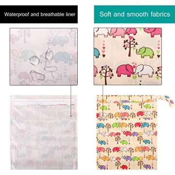 Zooawa Wet Dry Bag - Eco-Friendly Travel Storage for Babies