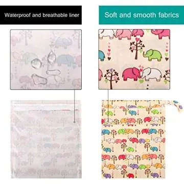 Zooawa Wet Dry Bag - Eco-Friendly Travel Storage for Babies
