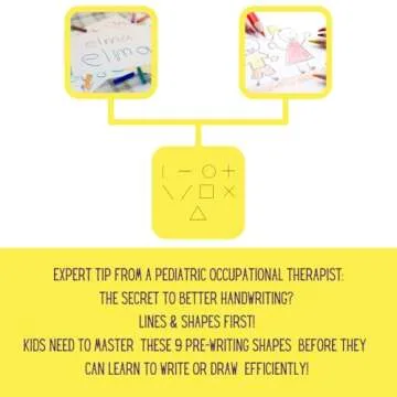 Fun Strokes Pre-writing Magnet Set for Ages 3+