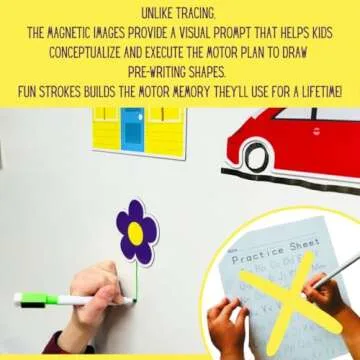 Fun Strokes Pre-writing Magnet Set for Ages 3+