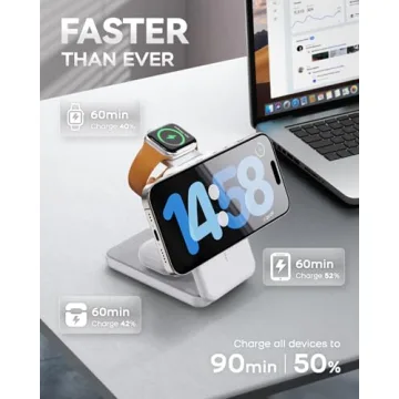 RORRY 3-in-1 10000mAh Portable Charger for iPhone & Apple Watch