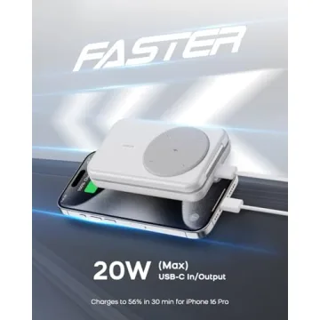 RORRY 3-in-1 10000mAh Portable Charger for iPhone & Apple Watch