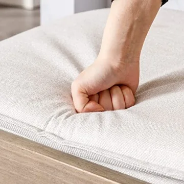 Elegant QUNINJAY Rattan Counter Stools Set of 4