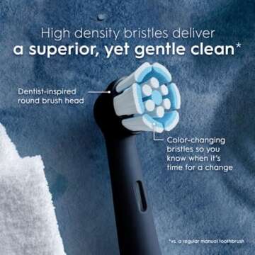 Oral-B iO Series Gentle Care Electric Toothbrush Replacement Brush Heads for an Oral-B Electric Toot...