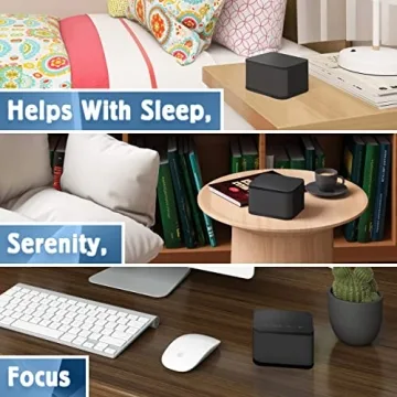 Compact Sound Machine for Sleep and Travel with 6 Sounds