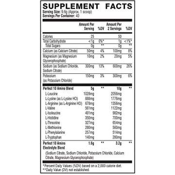 Xtend Perfect 10 Amino EAA Powder Strawberry Dragonfruit