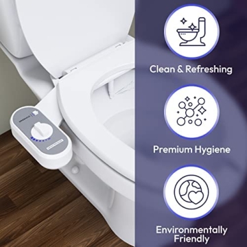 Greenco Toilet Bidet Attachment for Easy Cleaning & Care