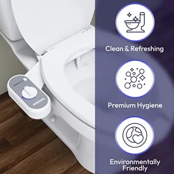 Greenco Toilet Bidet Attachment for Easy Cleaning & Care