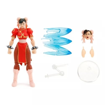 Exclusive RED Chun Li Street Fighter II 6" Action Figure - Collector's Edition