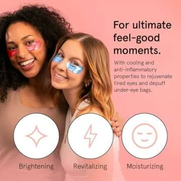 grace & stella Award Winning Weekend Reset Valentines Day Gifts - Birthday Gifts for Women with Eye Masks, Hyaluronic Acid Serum, Mud Mask & More, Bridesmaid Proposal Gifts - Vegan Skincare, Self Care