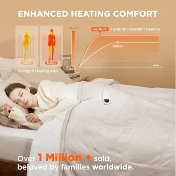 Bedsure Electric Blanket Comfort with 10 Heat Settings