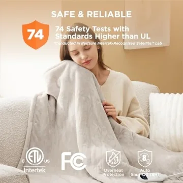 Bedsure Electric Blanket Comfort with 10 Heat Settings